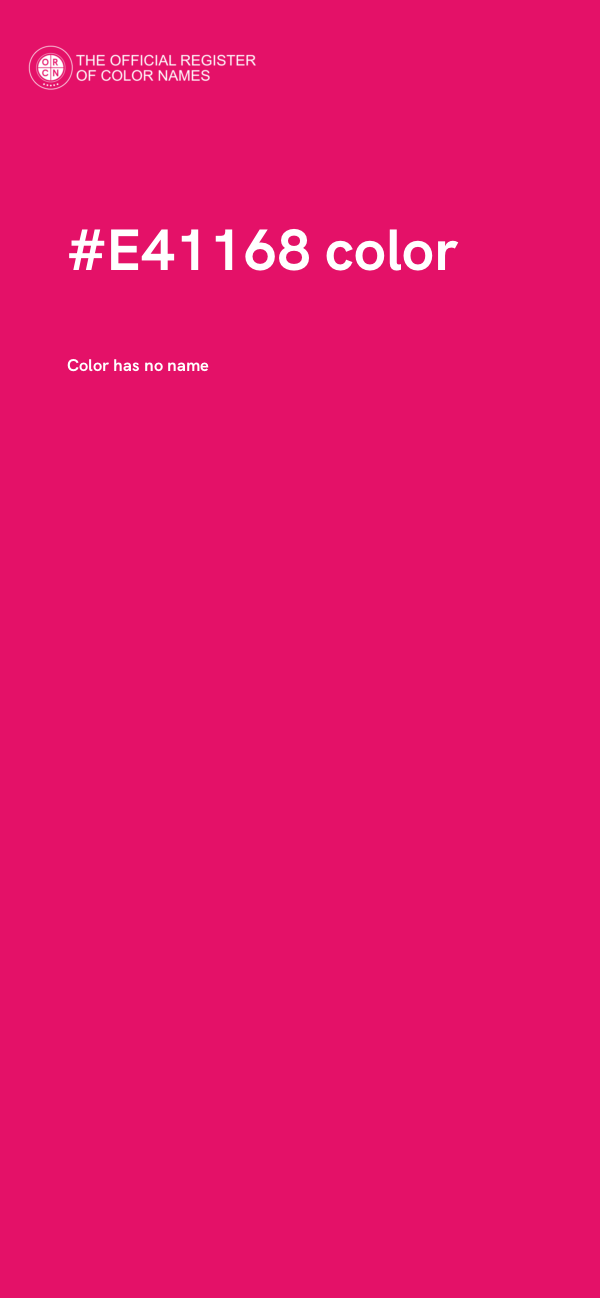 #E41168 color image