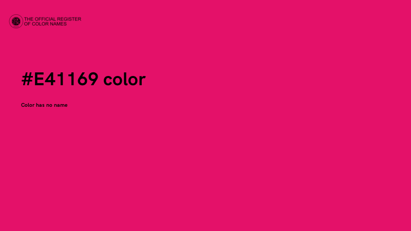 #E41169 color image