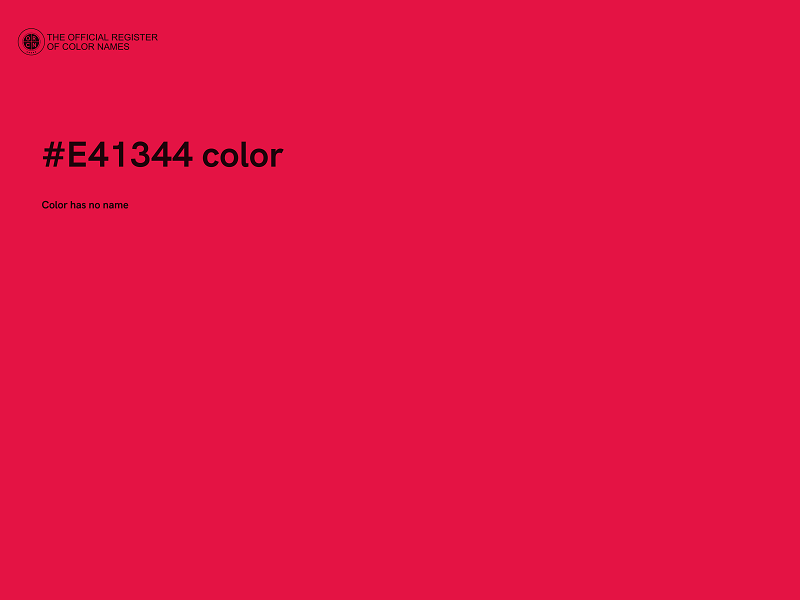 #E41344 color image