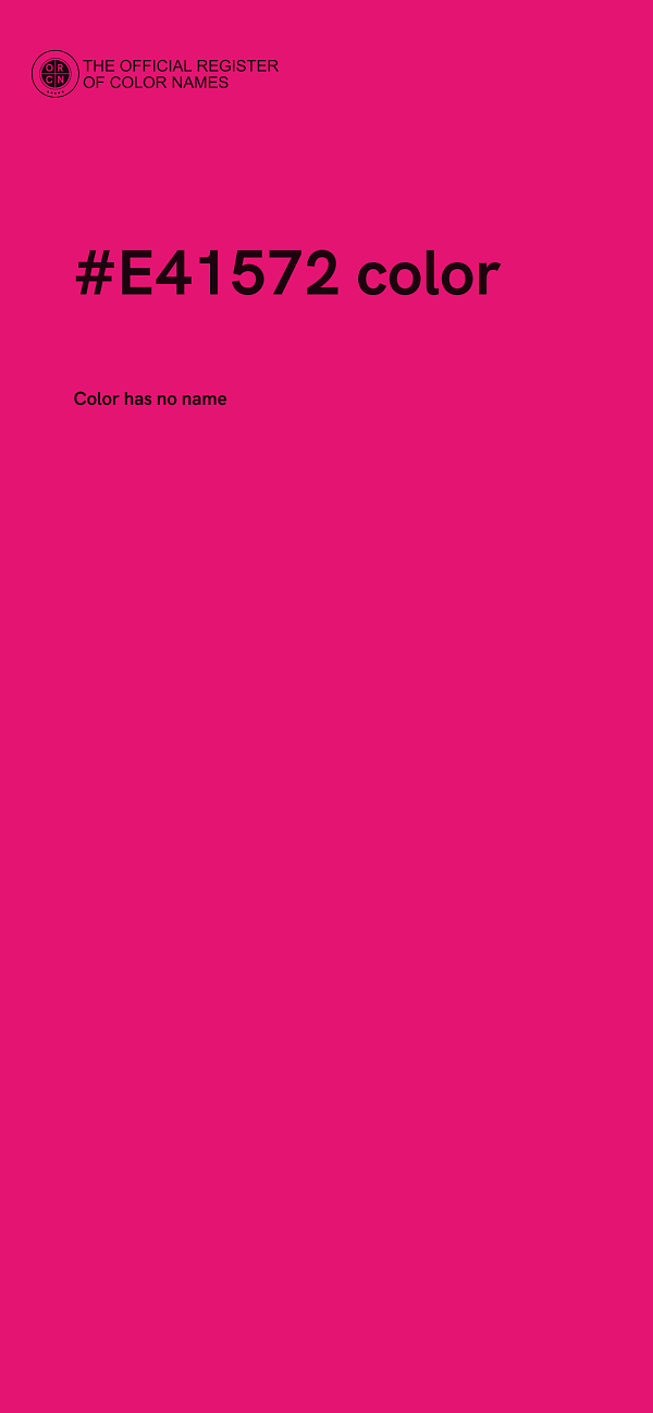 #E41572 color image