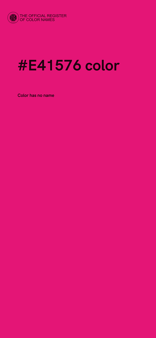 #E41576 color image
