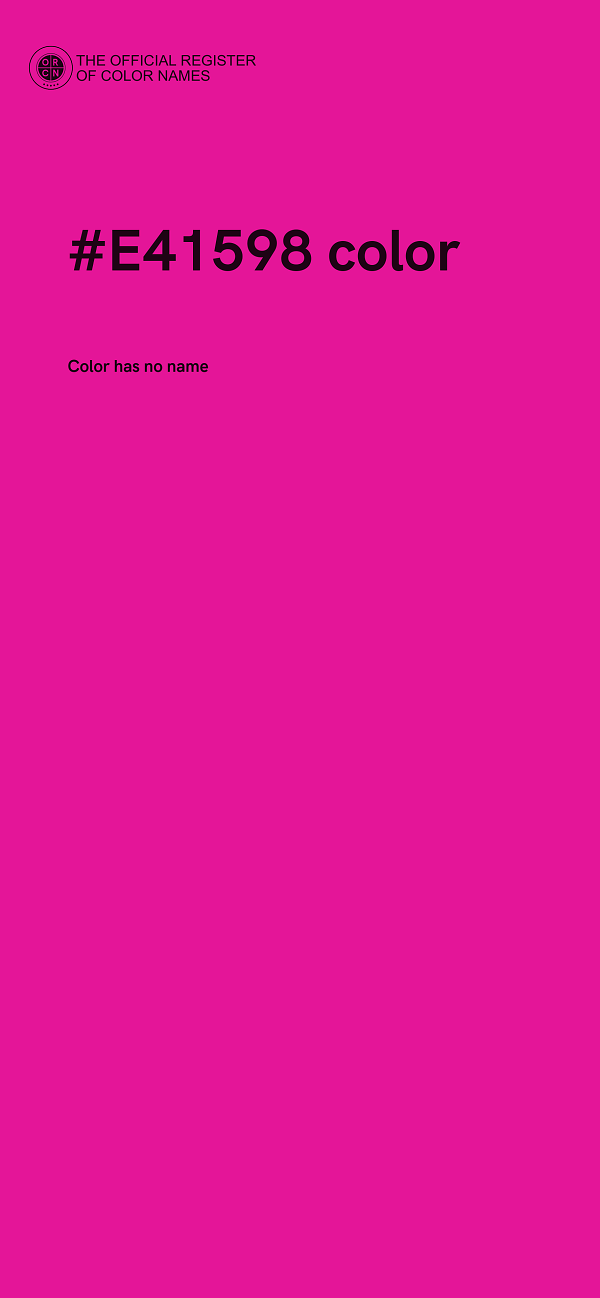 #E41598 color image