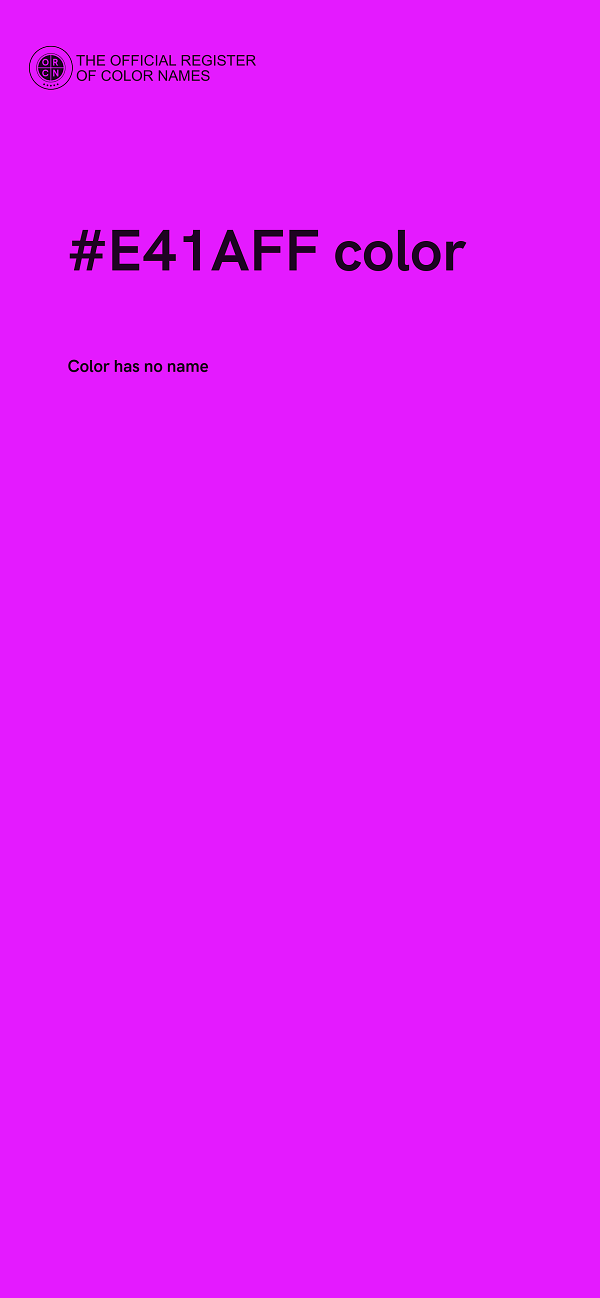#E41AFF color image