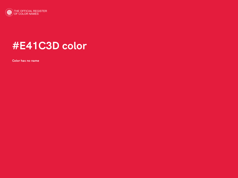 #E41C3D color image