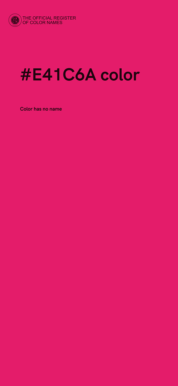 #E41C6A color image