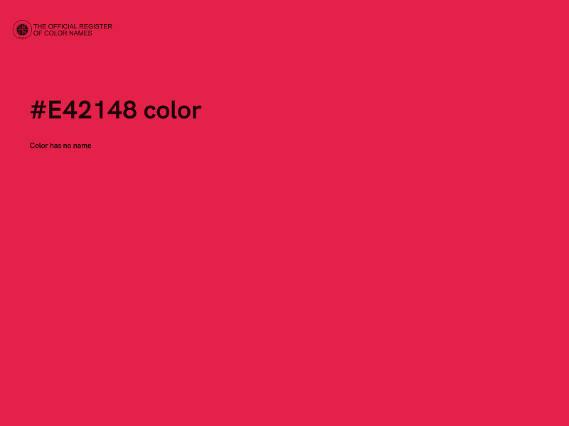 #E42148 color image