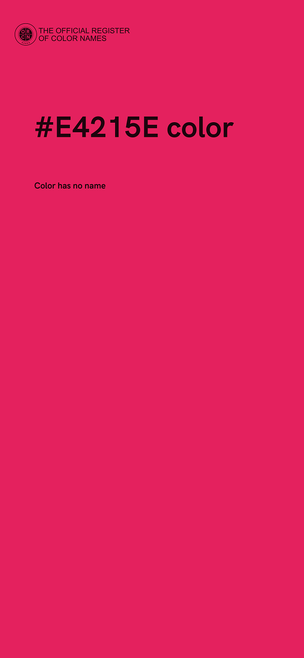 #E4215E color image