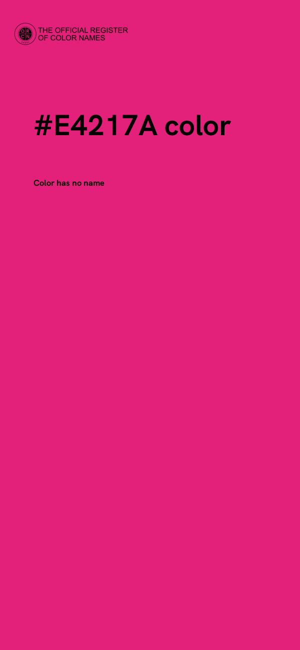 #E4217A color image