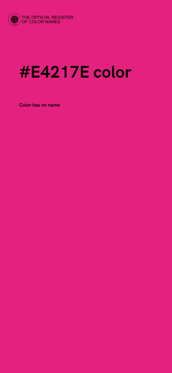 #E4217E color image
