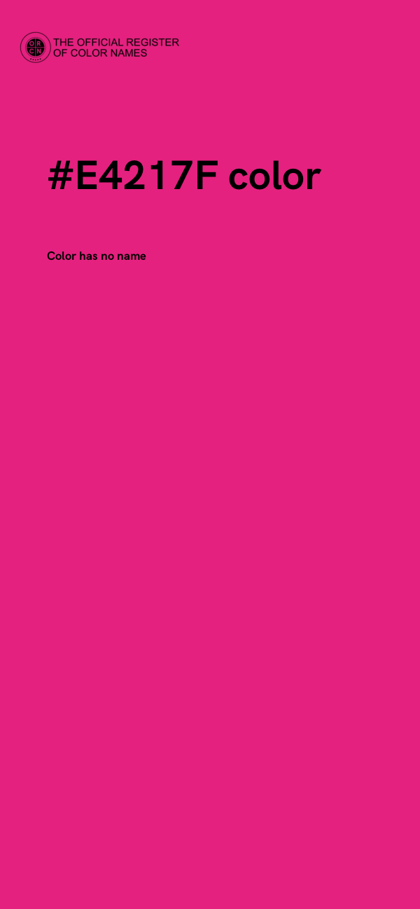 #E4217F color image