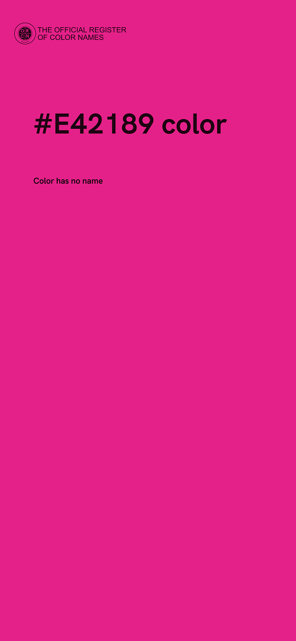 #E42189 color image