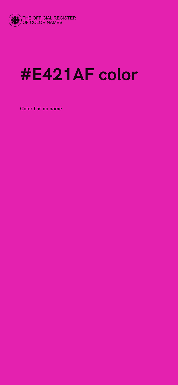 #E421AF color image