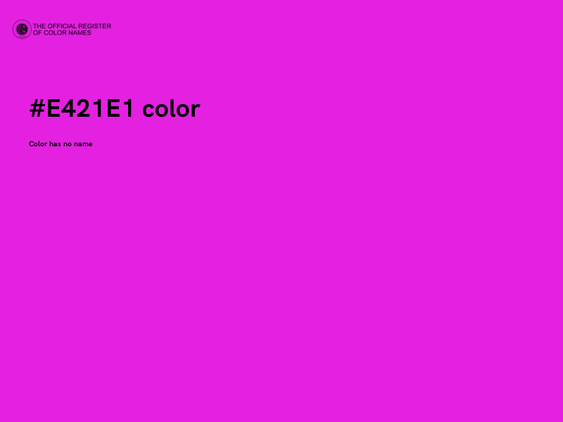 #E421E1 color image