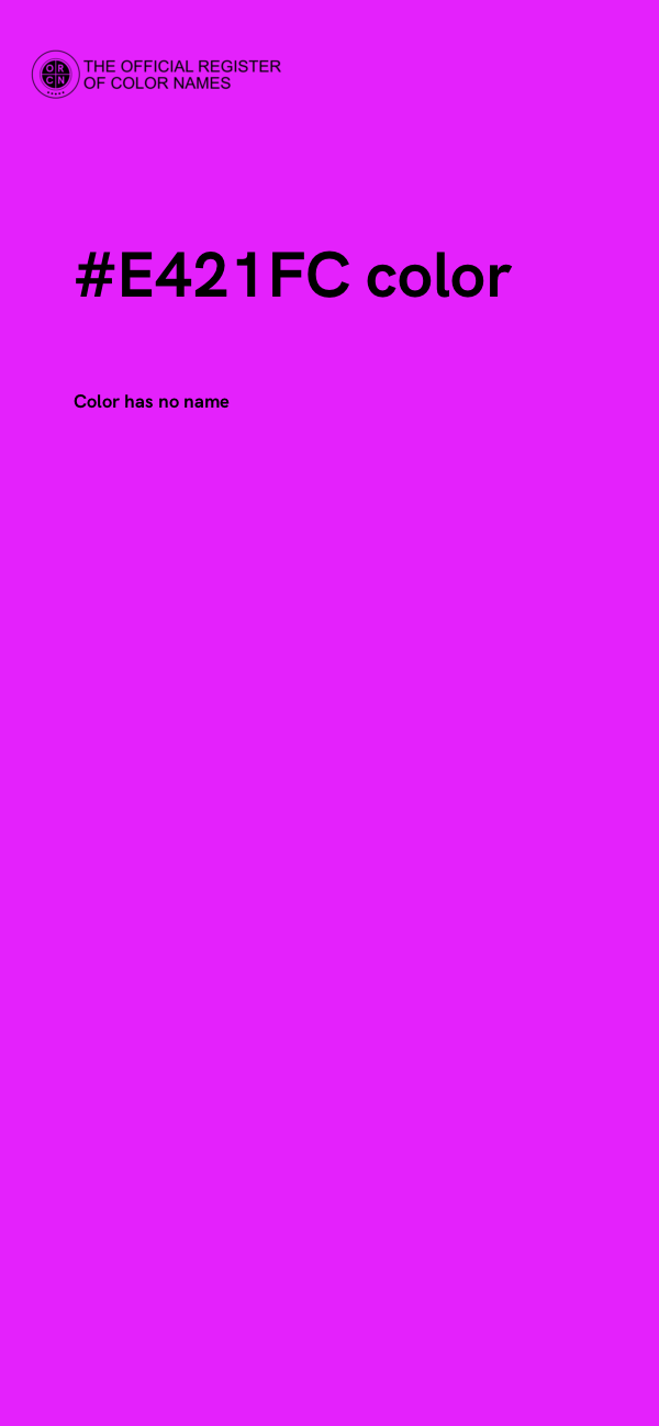#E421FC color image