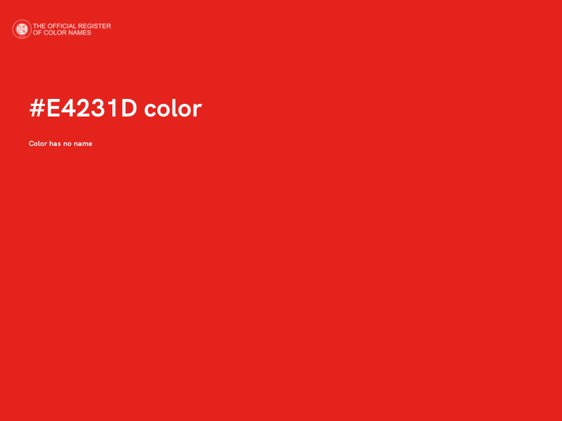 #E4231D color image