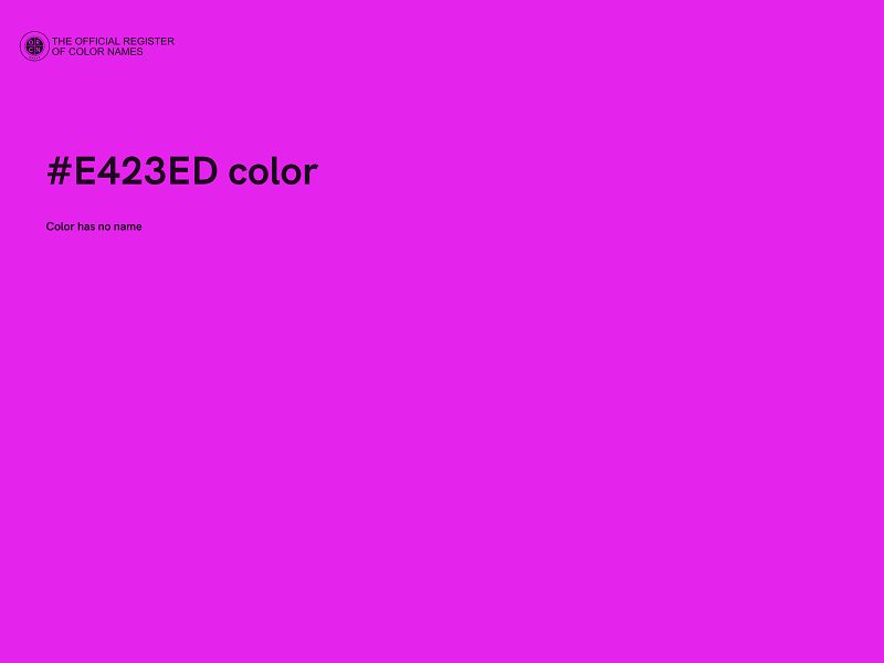 #E423ED color image