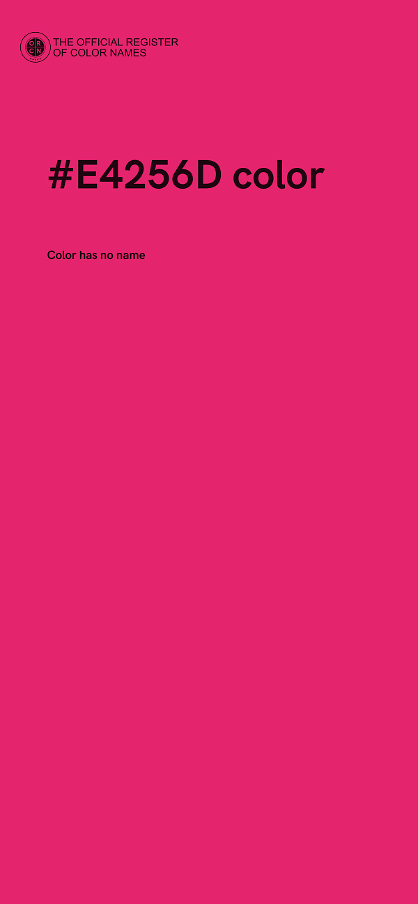 #E4256D color image