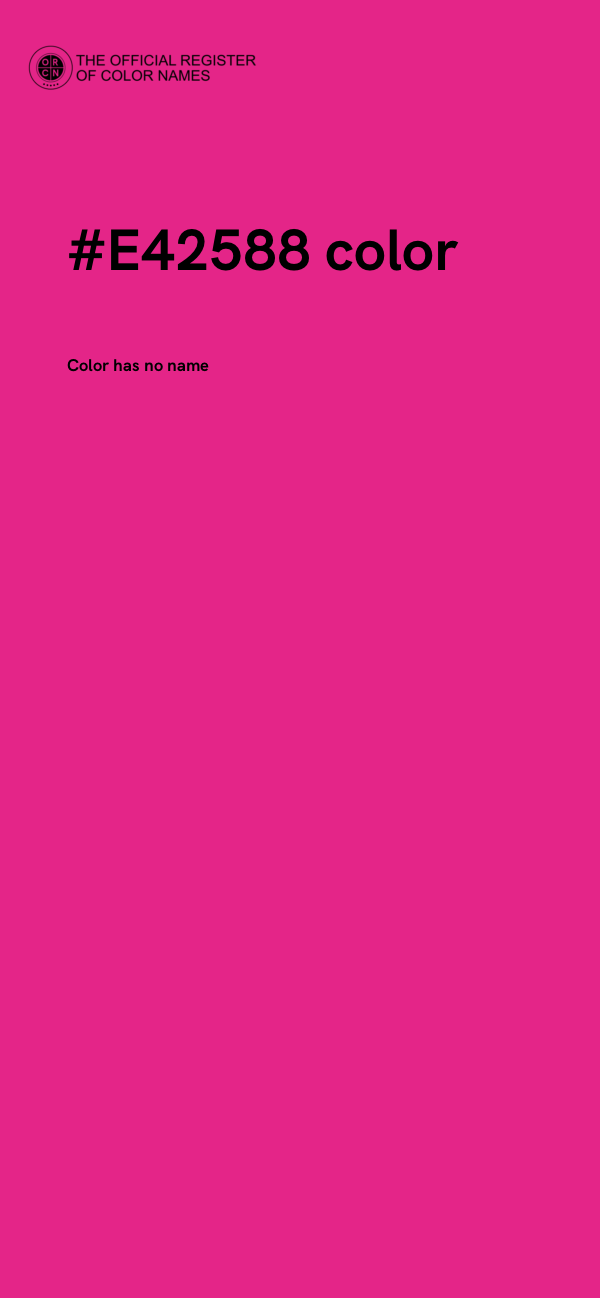 #E42588 color image