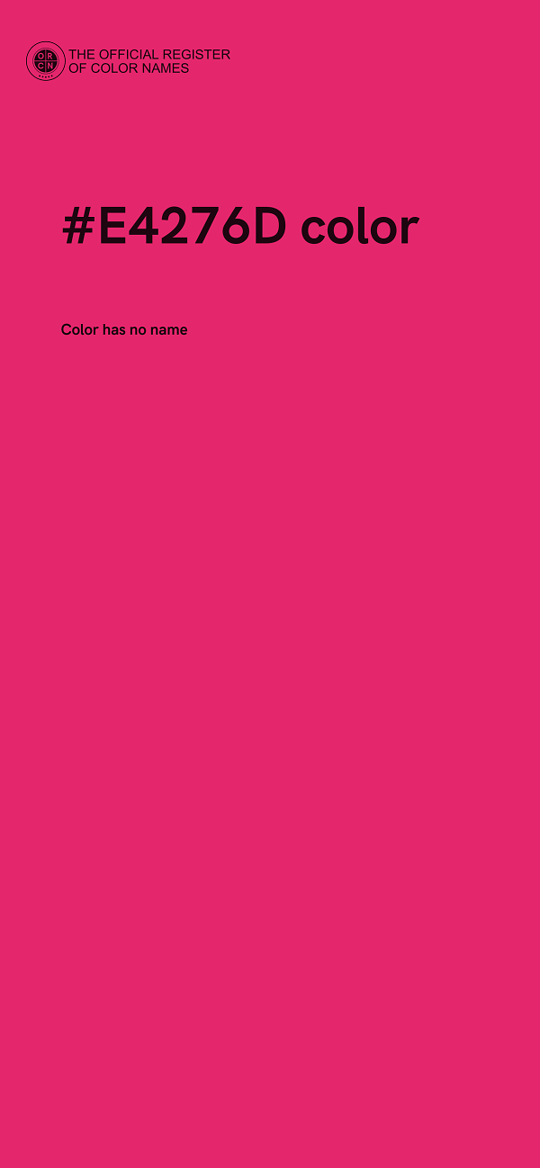 #E4276D color image