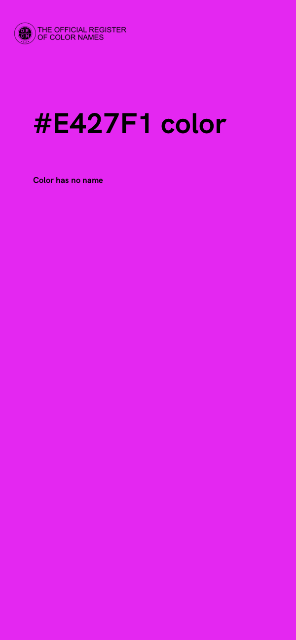 #E427F1 color image