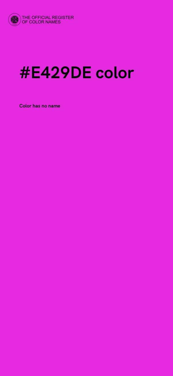 #E429DE color image