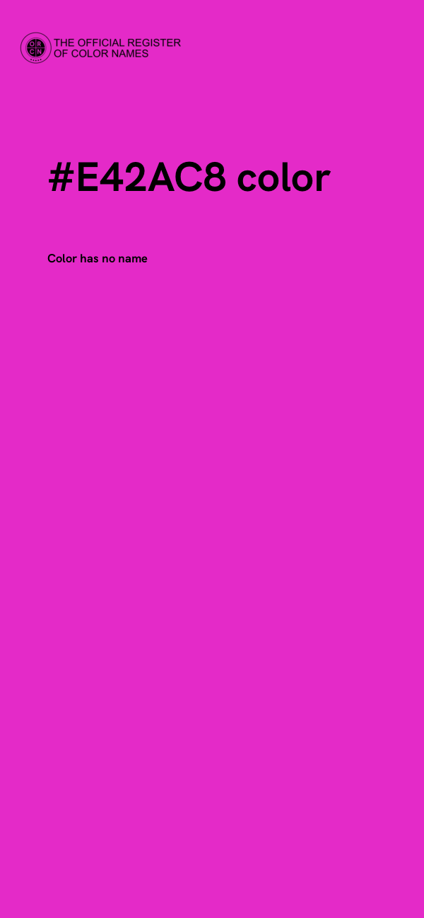 #E42AC8 color image