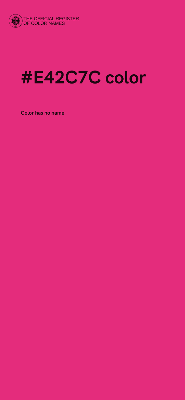 #E42C7C color image