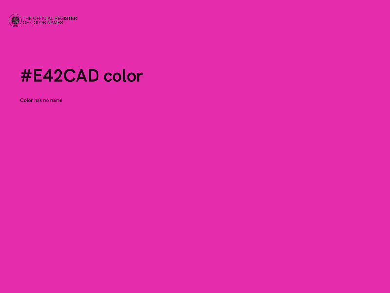 #E42CAD color image