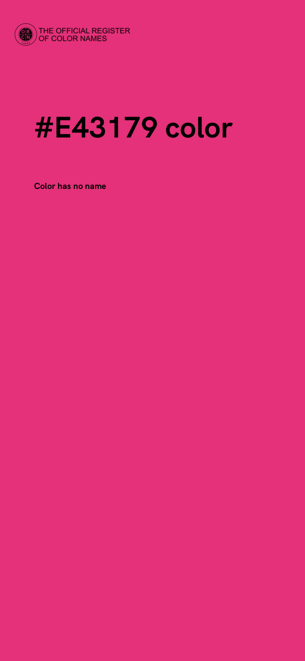 #E43179 color image