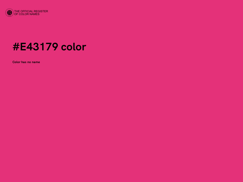 #E43179 color image