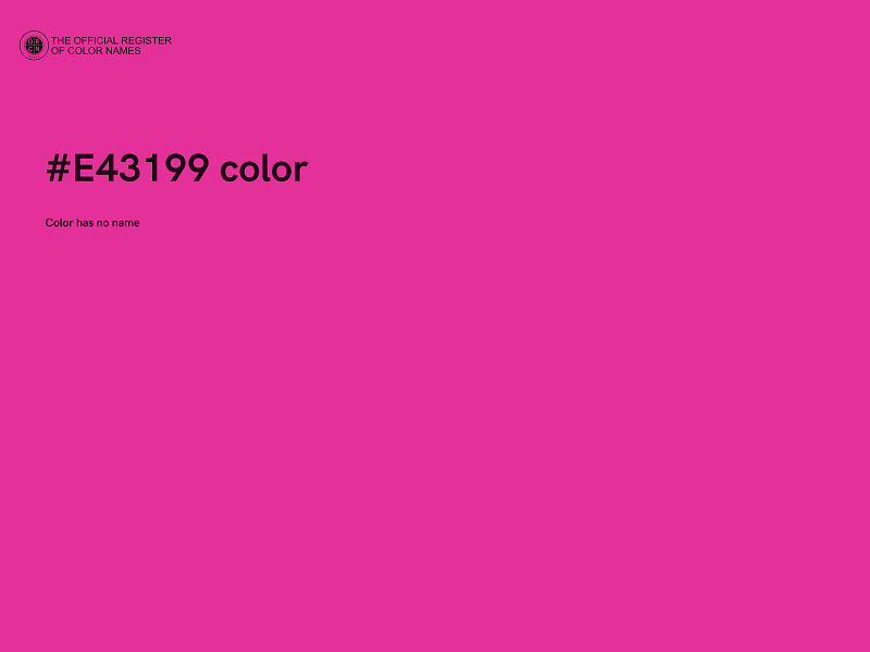 #E43199 color image