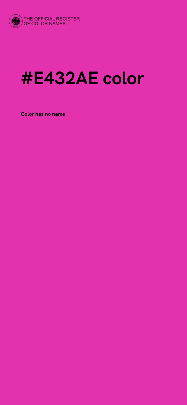 #E432AE color image