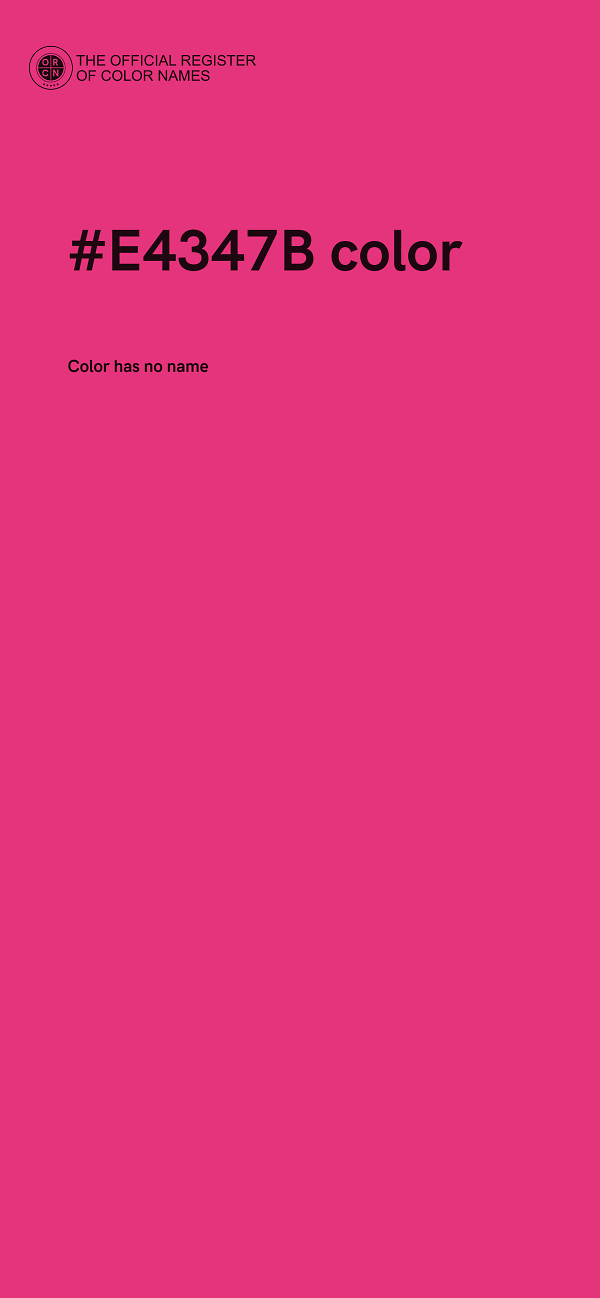 #E4347B color image