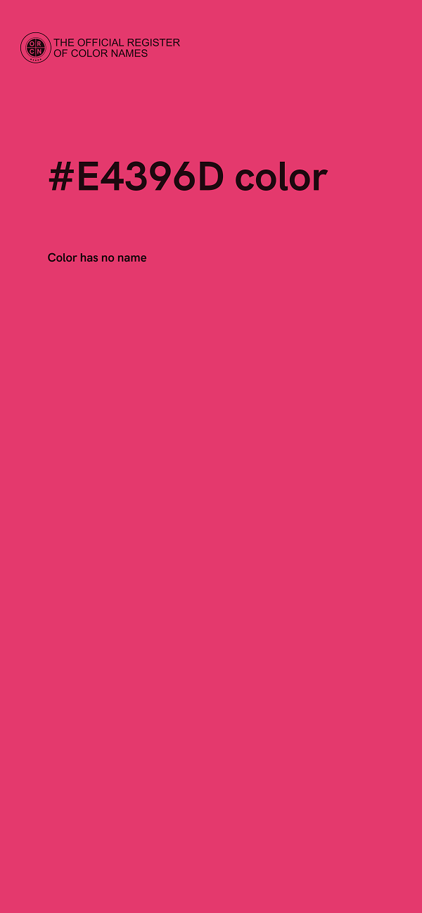 #E4396D color image