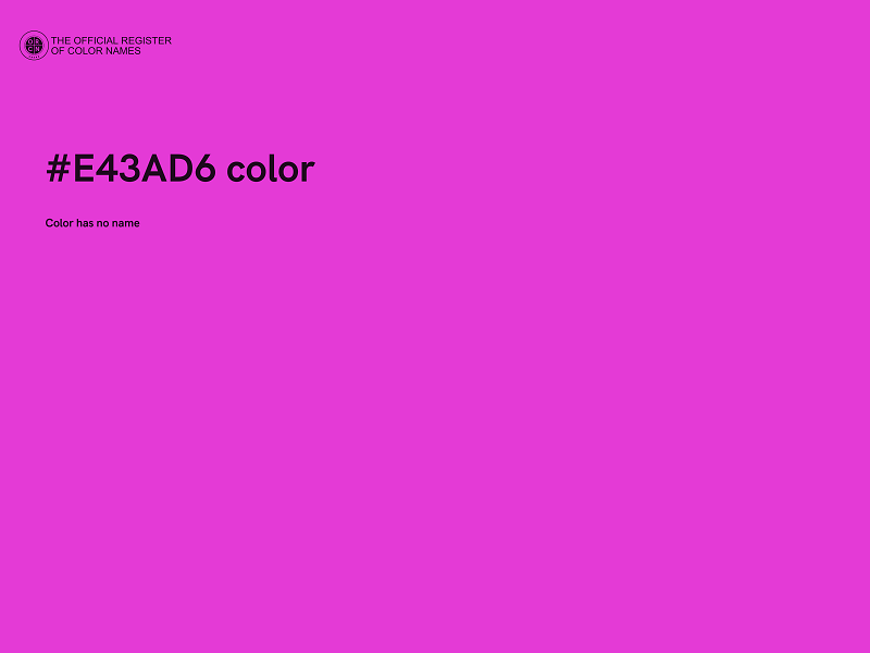 #E43AD6 color image