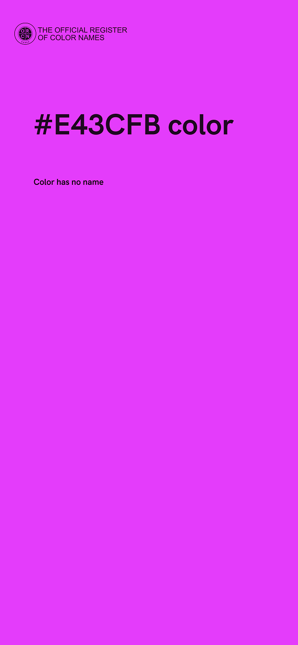 #E43CFB color image