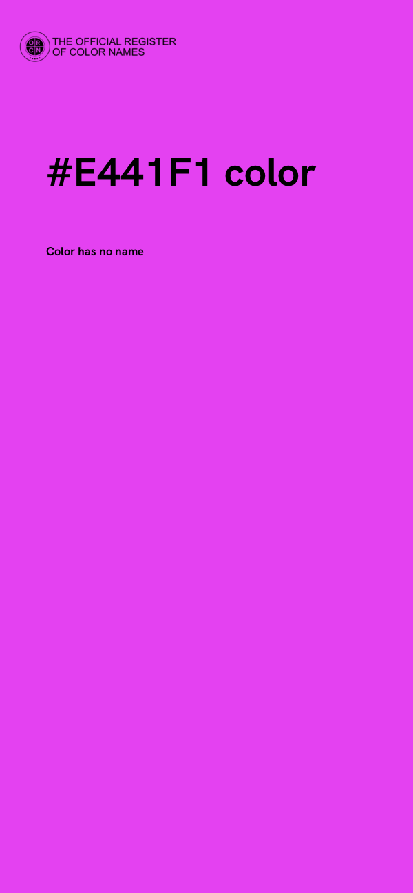 #E441F1 color image