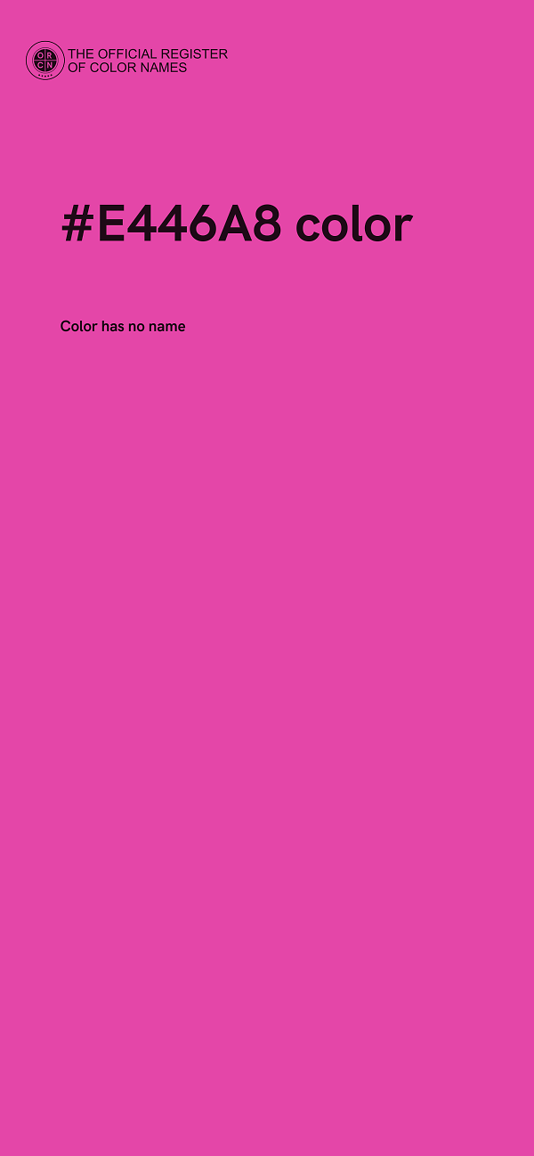 #E446A8 color image