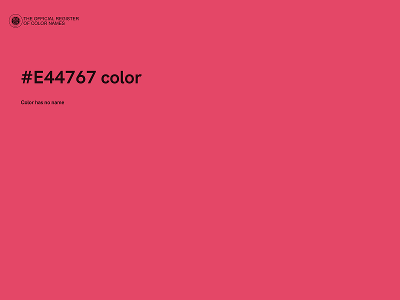 #E44767 color image
