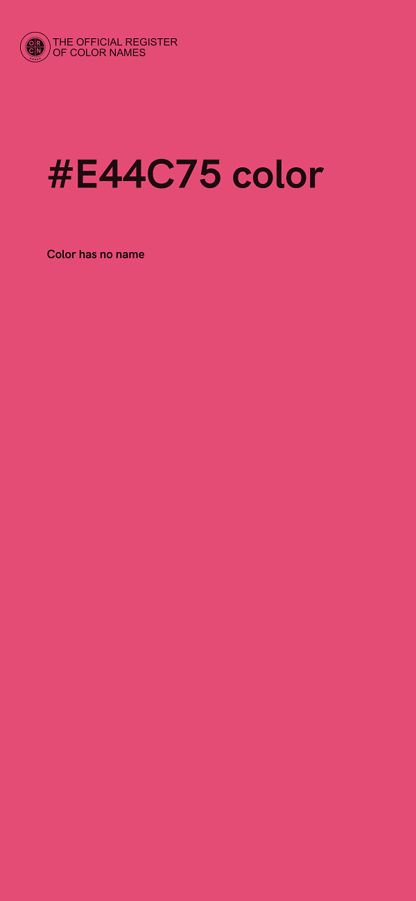 #E44C75 color image