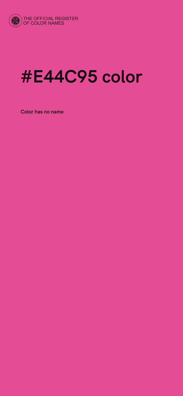 #E44C95 color image