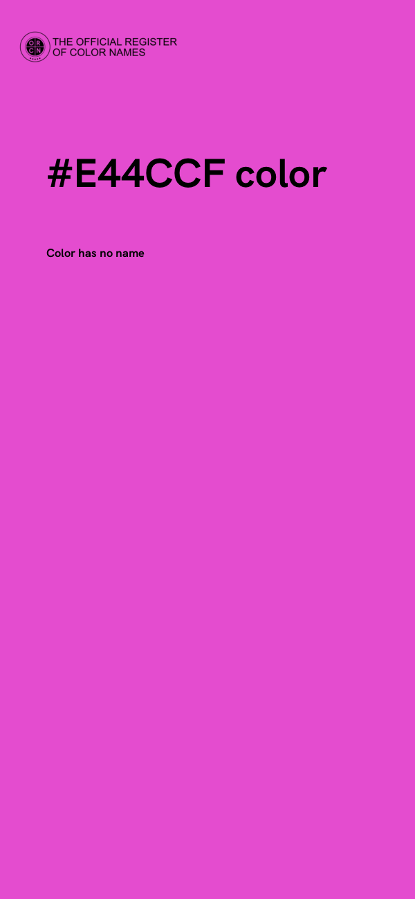 #E44CCF color image