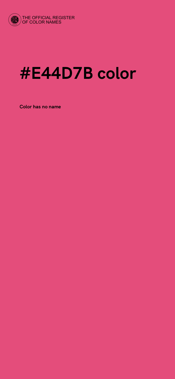 #E44D7B color image