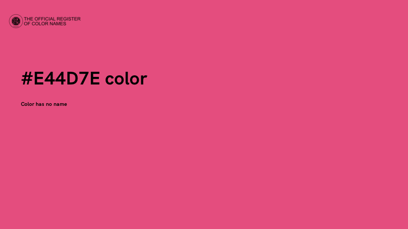 #E44D7E color image