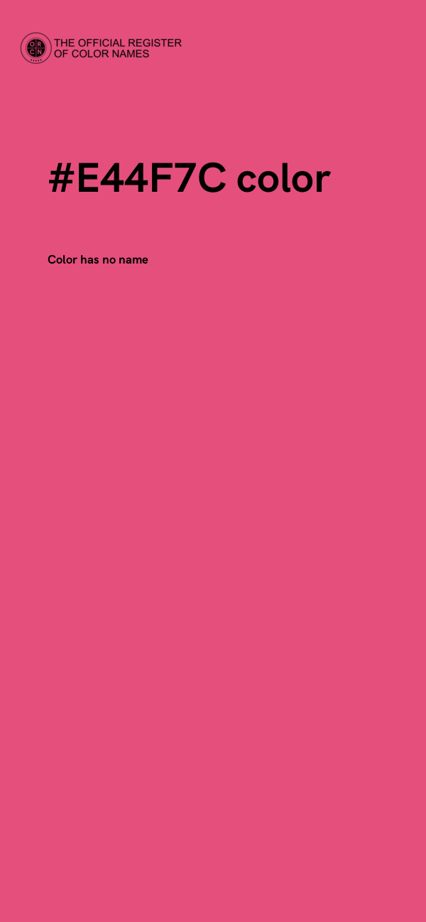 #E44F7C color image