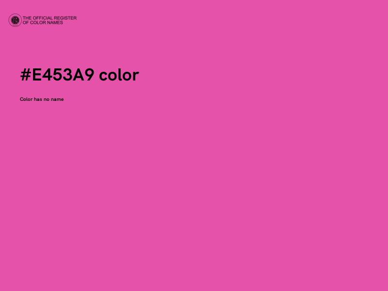 #E453A9 color image