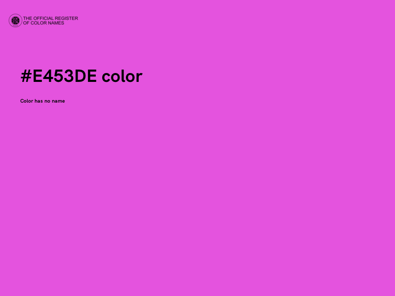 #E453DE color image