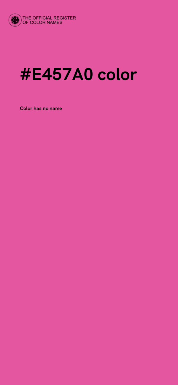 #E457A0 color image