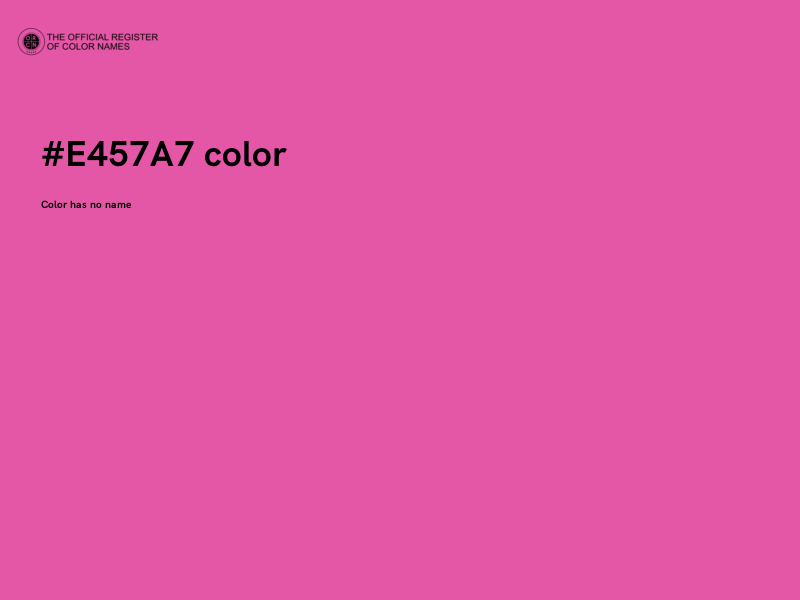 #E457A7 color image