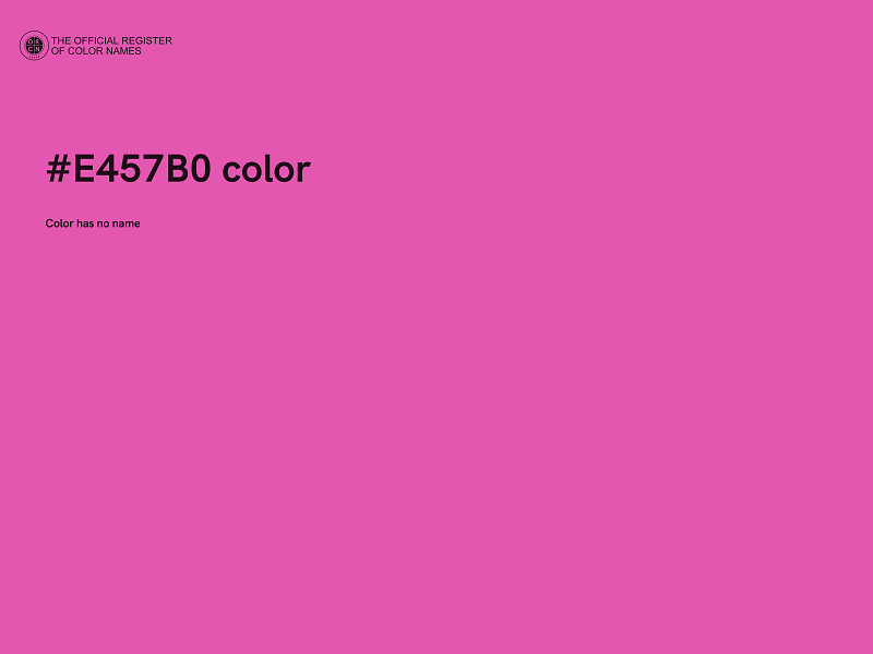 #E457B0 color image